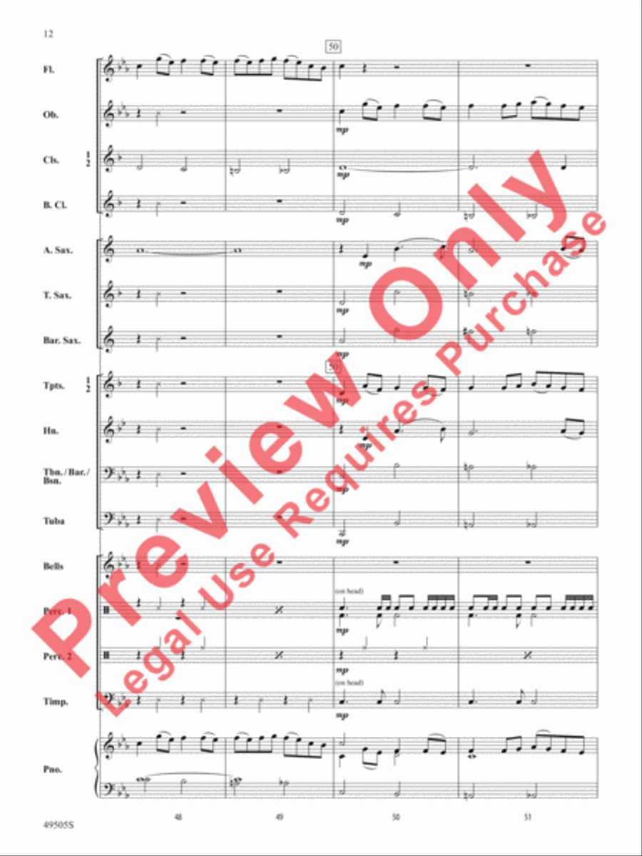 Awesome Sauce Concert Band scores gallery preview page 13