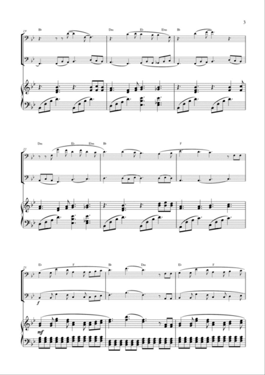 Until I Found You Until I Found You Trombone Duet scores gallery preview page 3