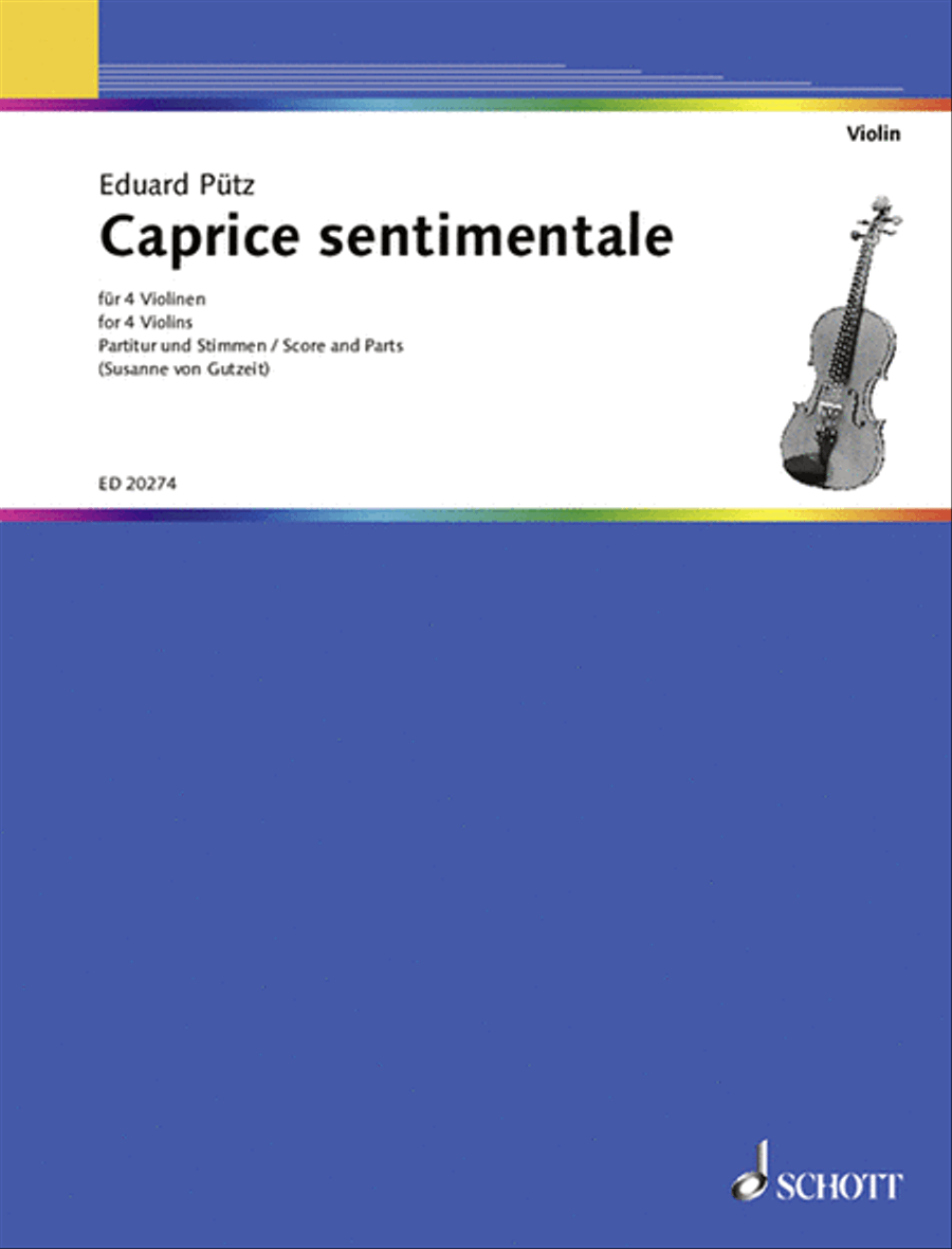 Caprice sentimentale Violin scores gallery preview page 1