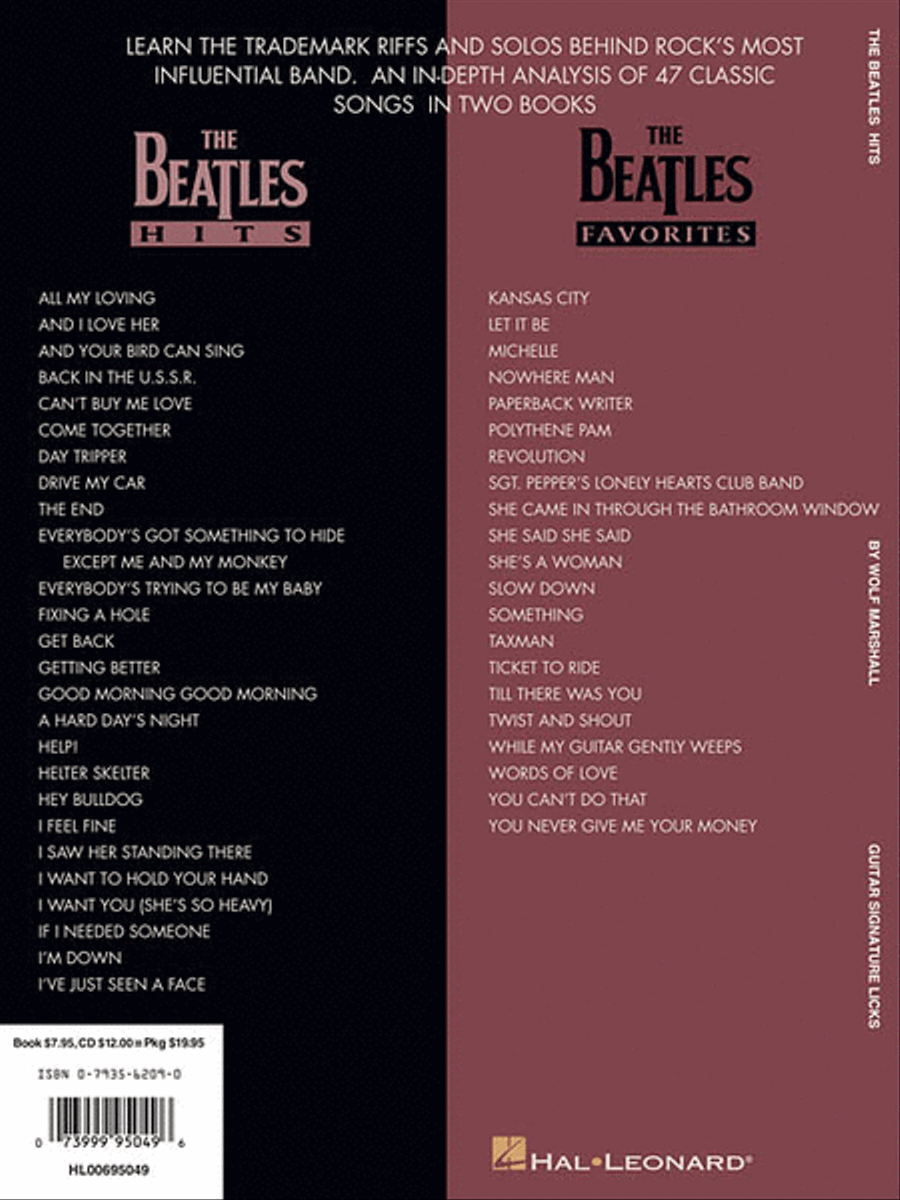 The Beatles Hits - Signature Licks Electric Guitar scores gallery preview page 2