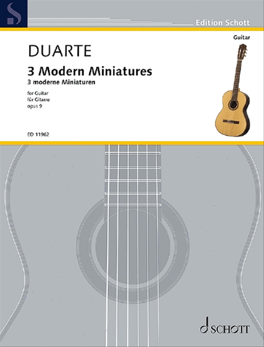 Three Modern Miniatures Guitar scores gallery preview page 1