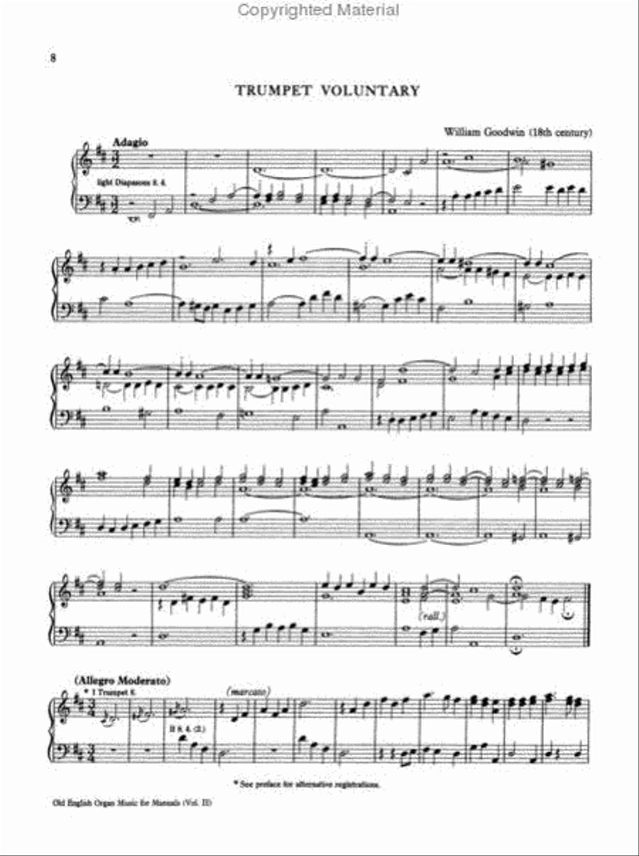 Old English Organ Music for Manuals - Book 2 Organ Solo scores gallery preview page 3
