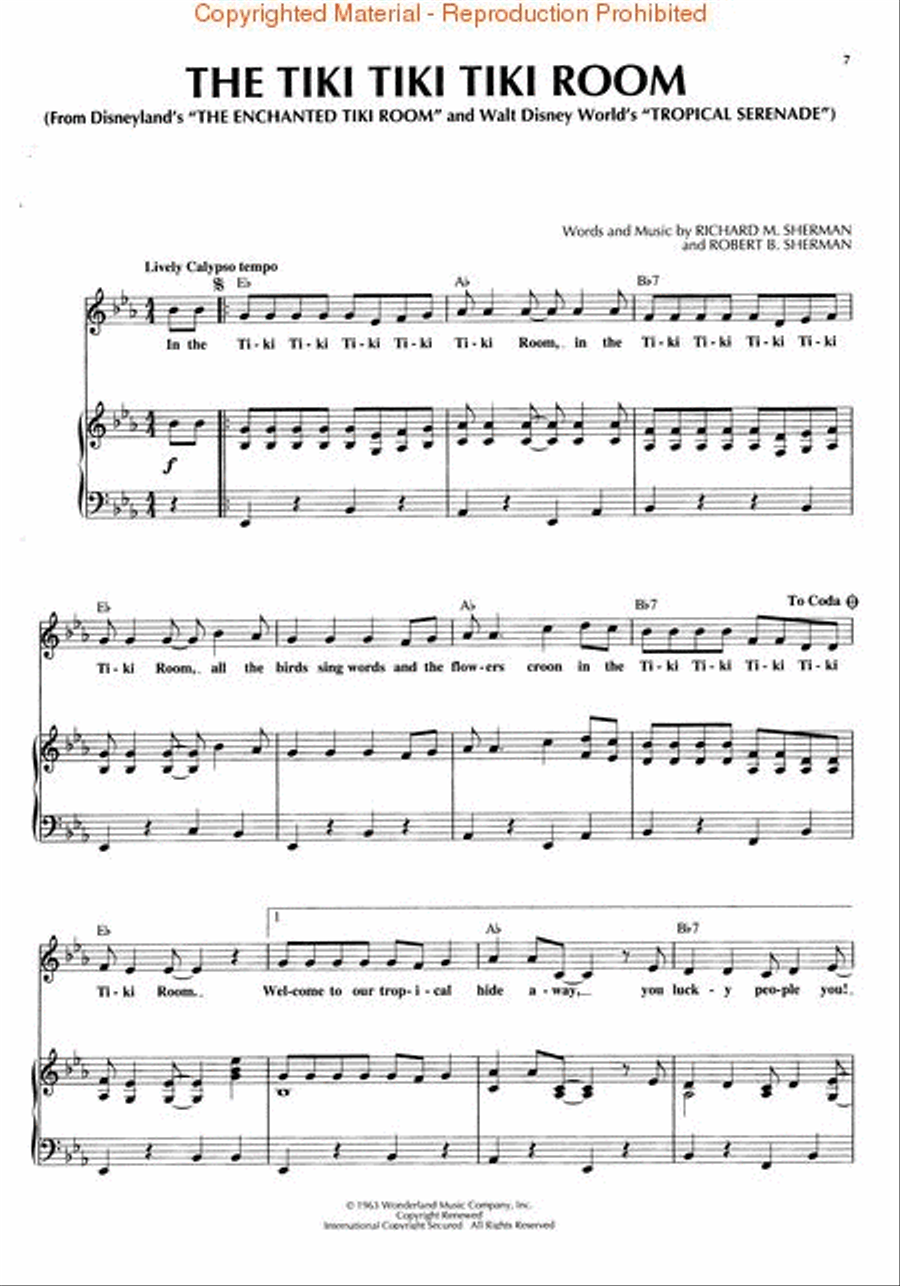 A Souvenir Disney Songbook Piano, Vocal, Guitar scores gallery preview page 2