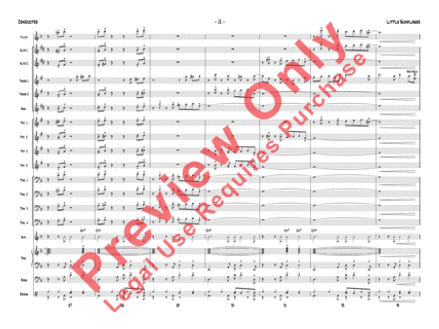 Little Sunflower Little Sunflower Jazz Ensemble scores gallery preview page 15