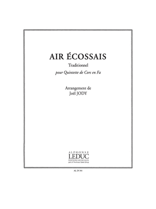 Book cover for Air Ecossais (horn Ensemble (5 Or More))