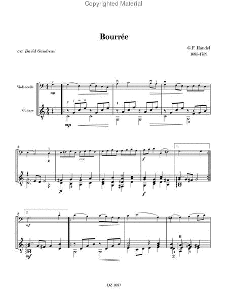 Trois pièces faciles (Bach, Handel, Haydn)