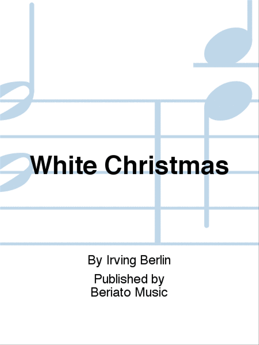 White Christmas Piano, Vocal, Guitar scores gallery preview page 1