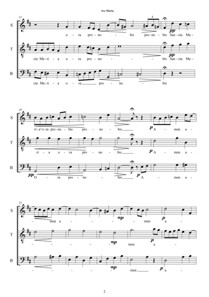Ave Maria - Choir STB a cappella image number null