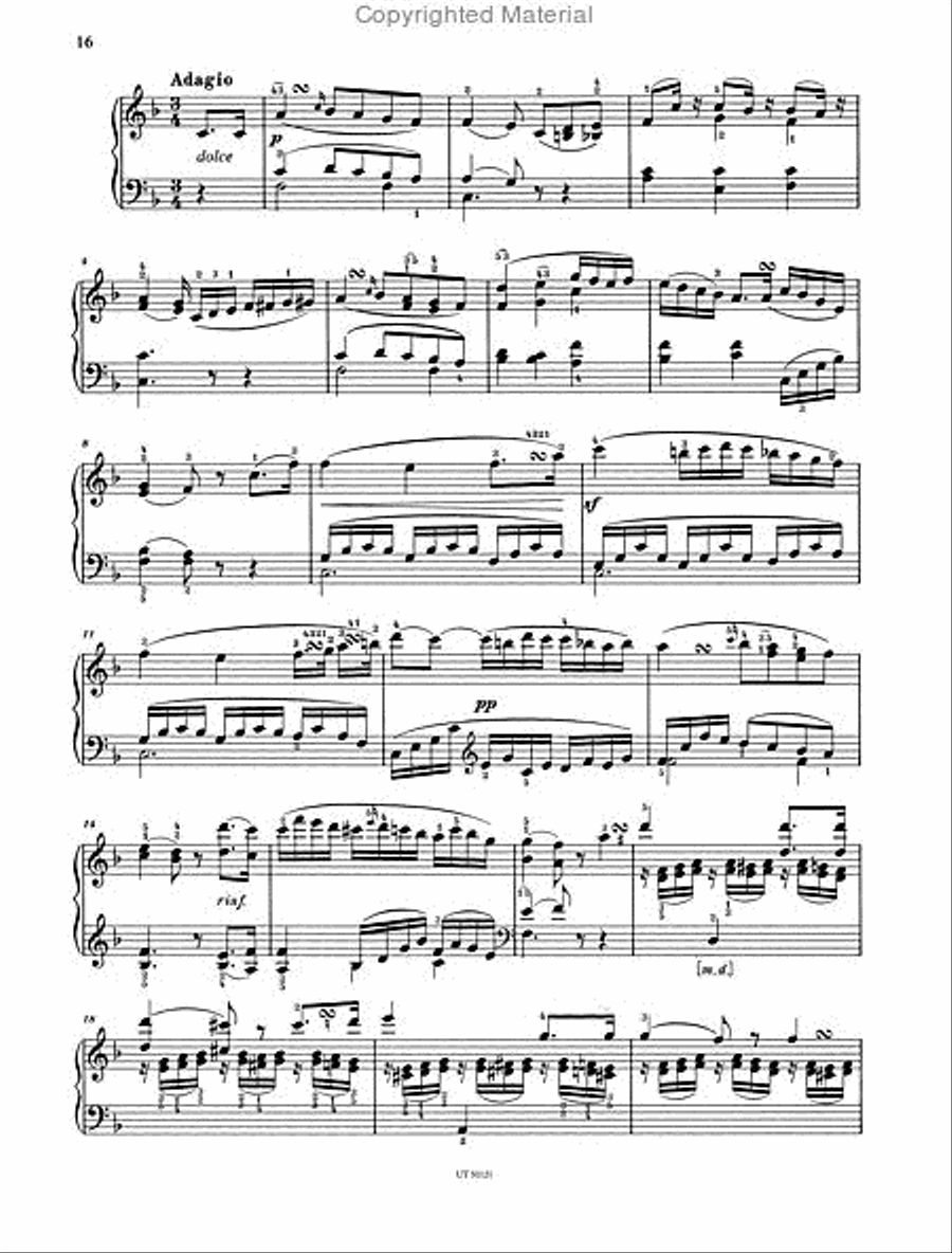 Piano Sonata in F minor, op. 2, no. 1 Chamber Music scores gallery preview page 3