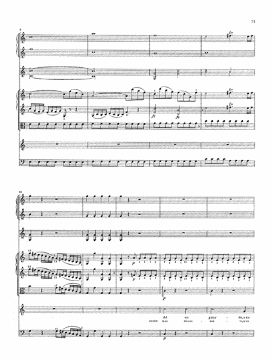 Orlando Paladino – Dramma Eroicomico – 1st act, 1st part Orchestra scores gallery preview page 3
