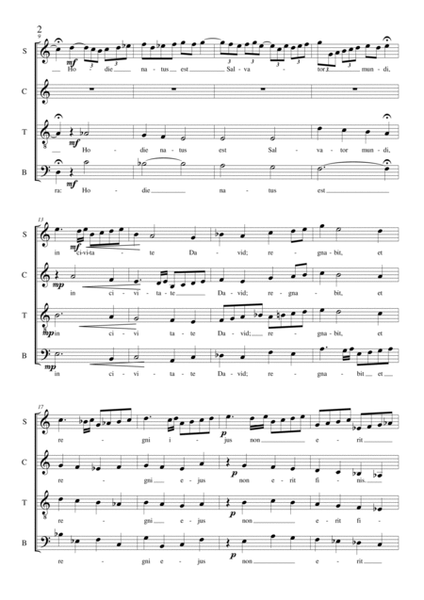 Ecce Annuncio Vobis - Choir SATB a cappella image number null