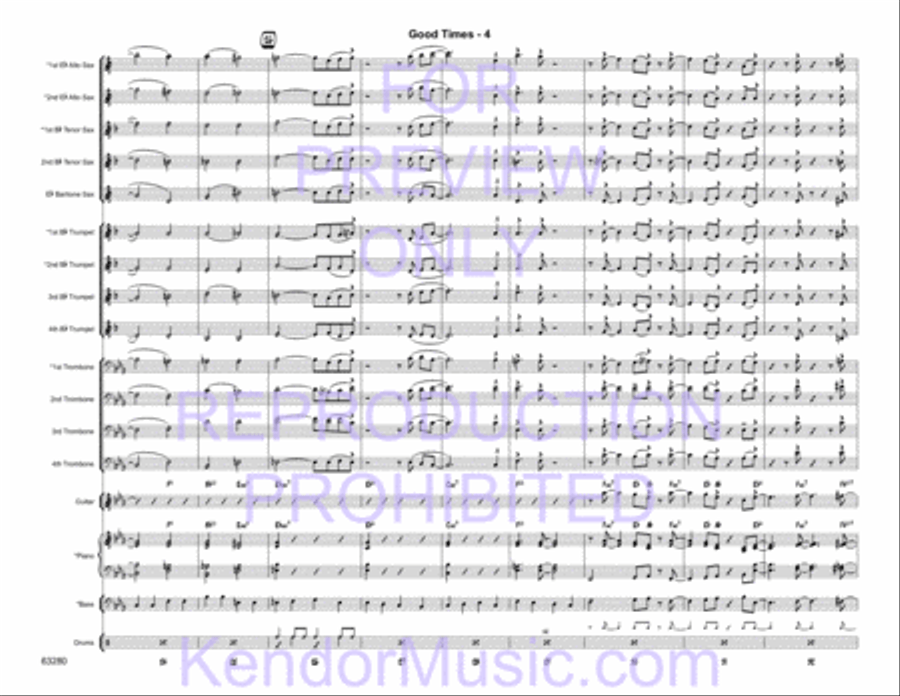 Good Times Jazz Ensemble scores gallery preview page 6