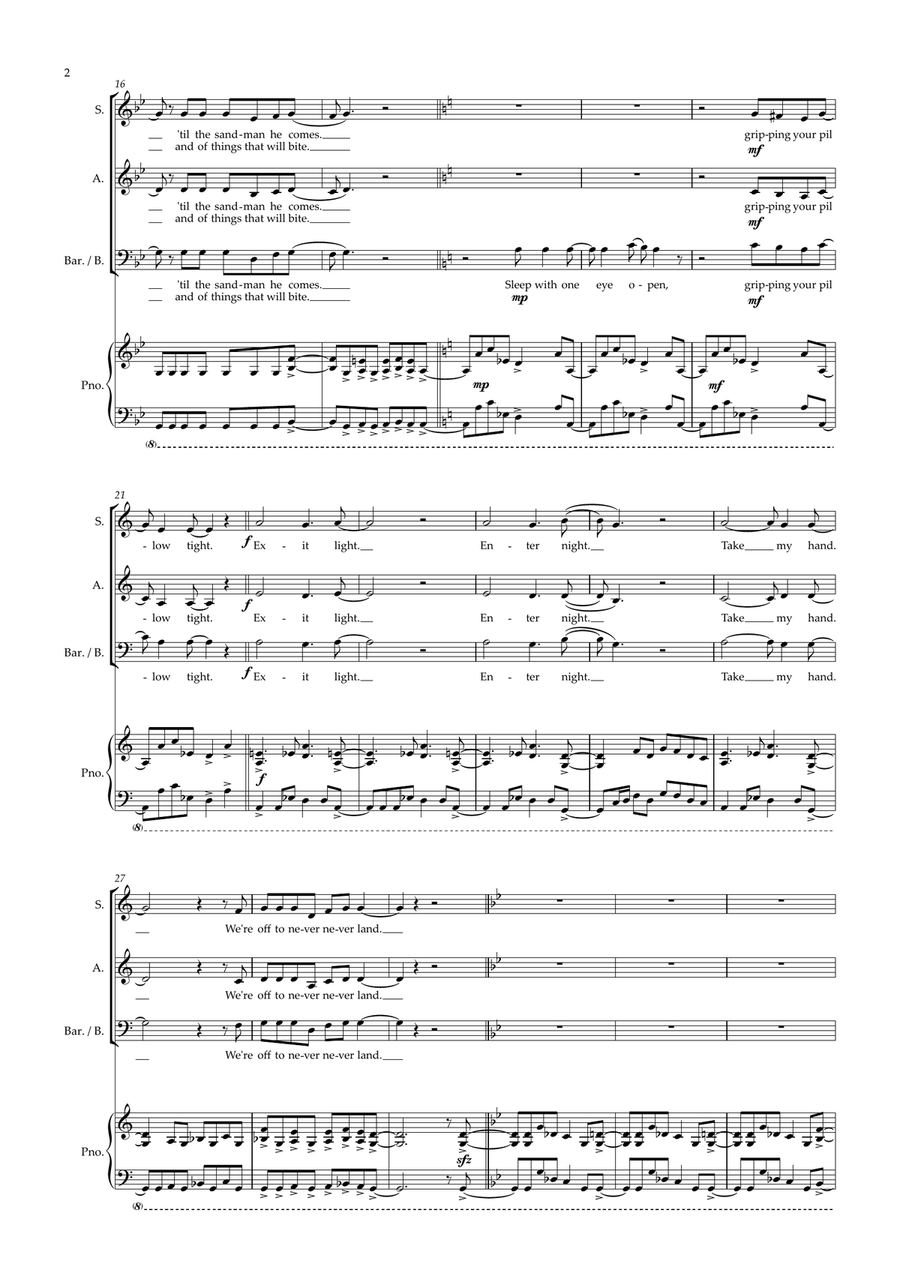 Enter Sandman 3-Part scores gallery preview page 2