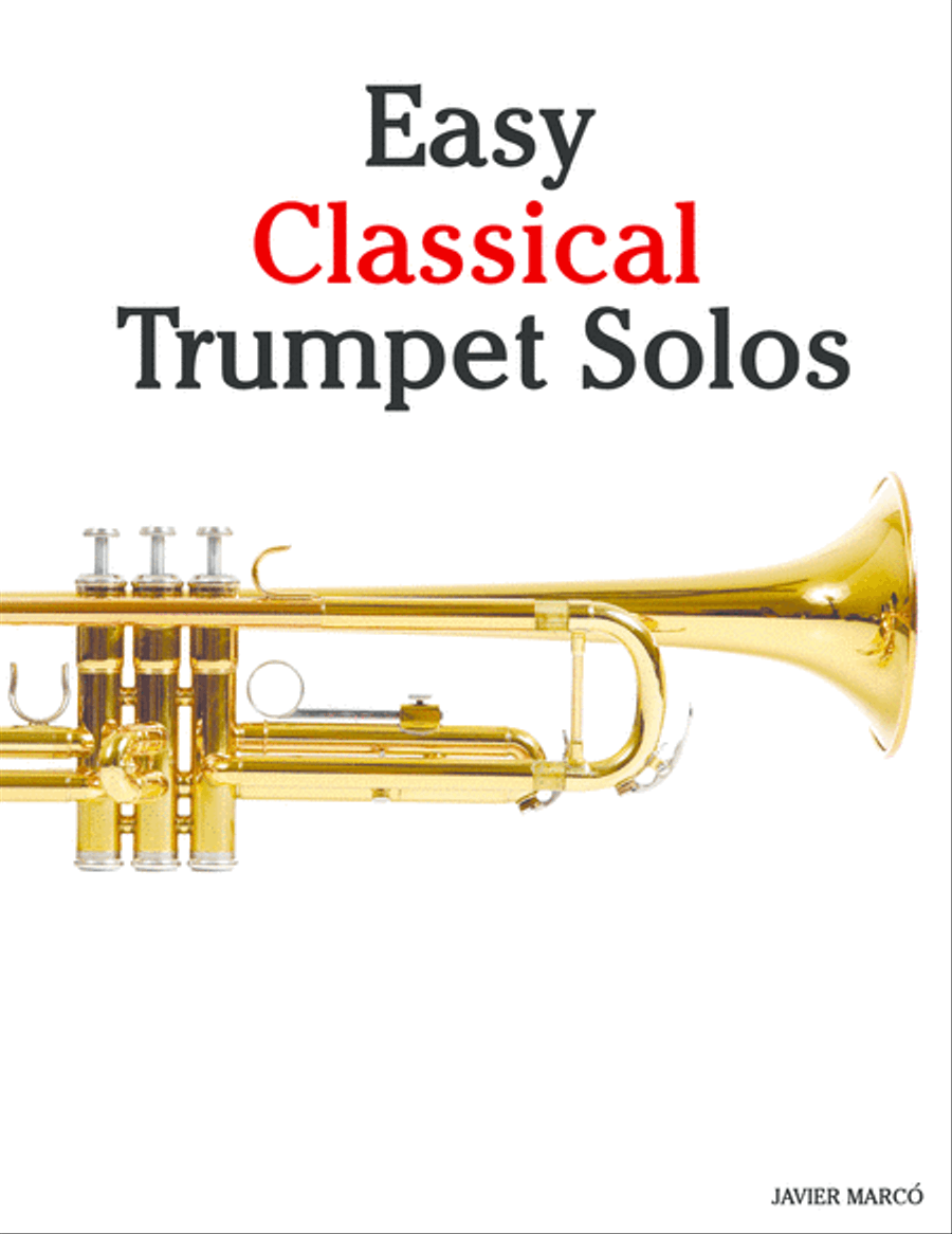 Easy Classical Trumpet Solos Trumpet Solo scores gallery preview page 1