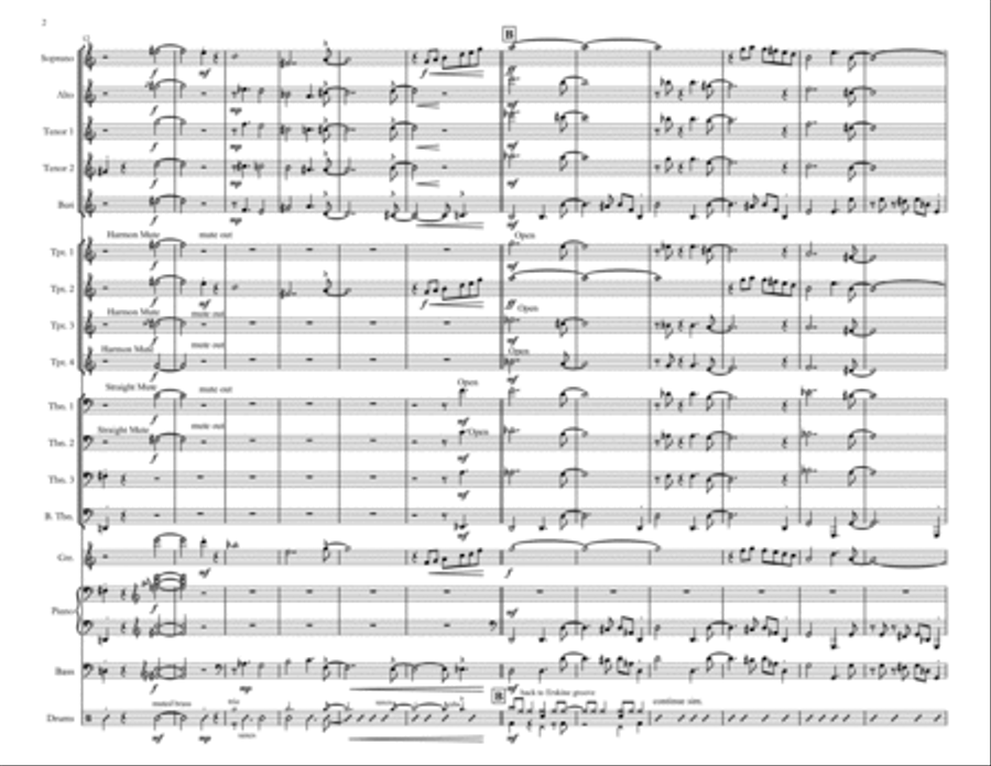 In A Sentimental Mood Jazz Ensemble scores gallery preview page 2