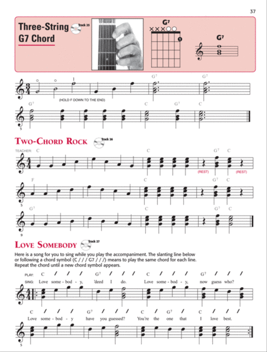 Alfred's Self-Teaching Basic Guitar Course Easy Guitar scores gallery preview page 7
