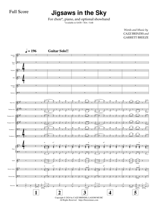 Book cover for Jigsaws in the Sky (Instrumental Accompaniment Score and Part)