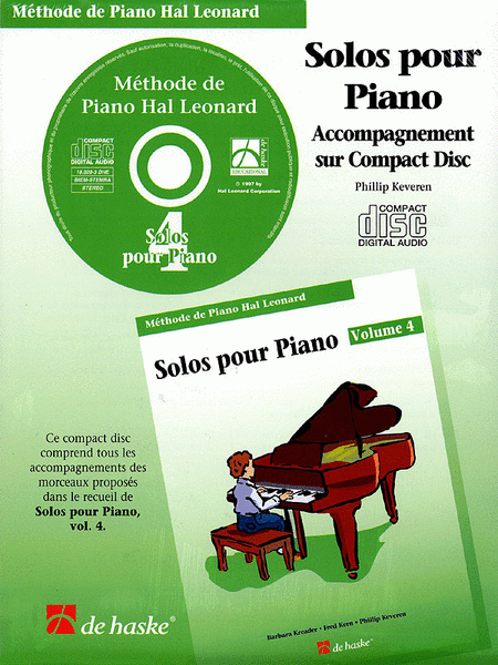 Piano Solos Book 4 - CD - French Edition