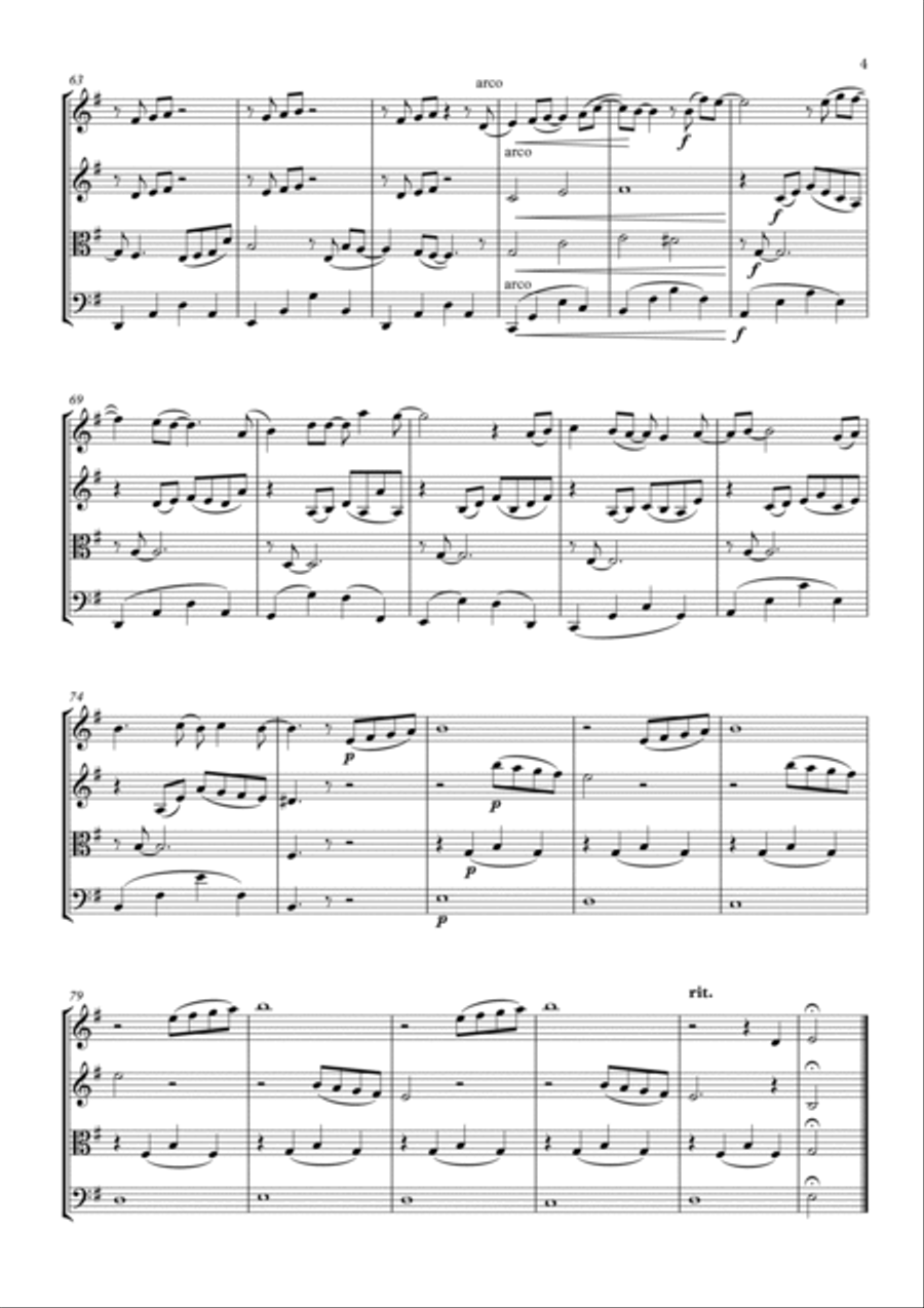 Mary, Did You Know? Mary, Did You Know? String Quartet scores gallery preview page 5