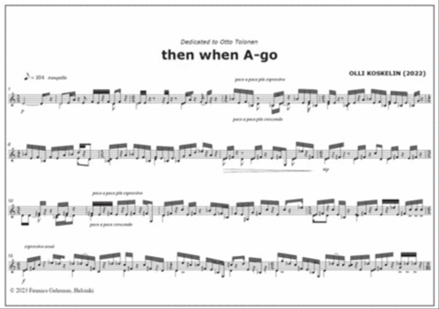 then when A-go for guitar Acoustic Guitar scores gallery preview page 2