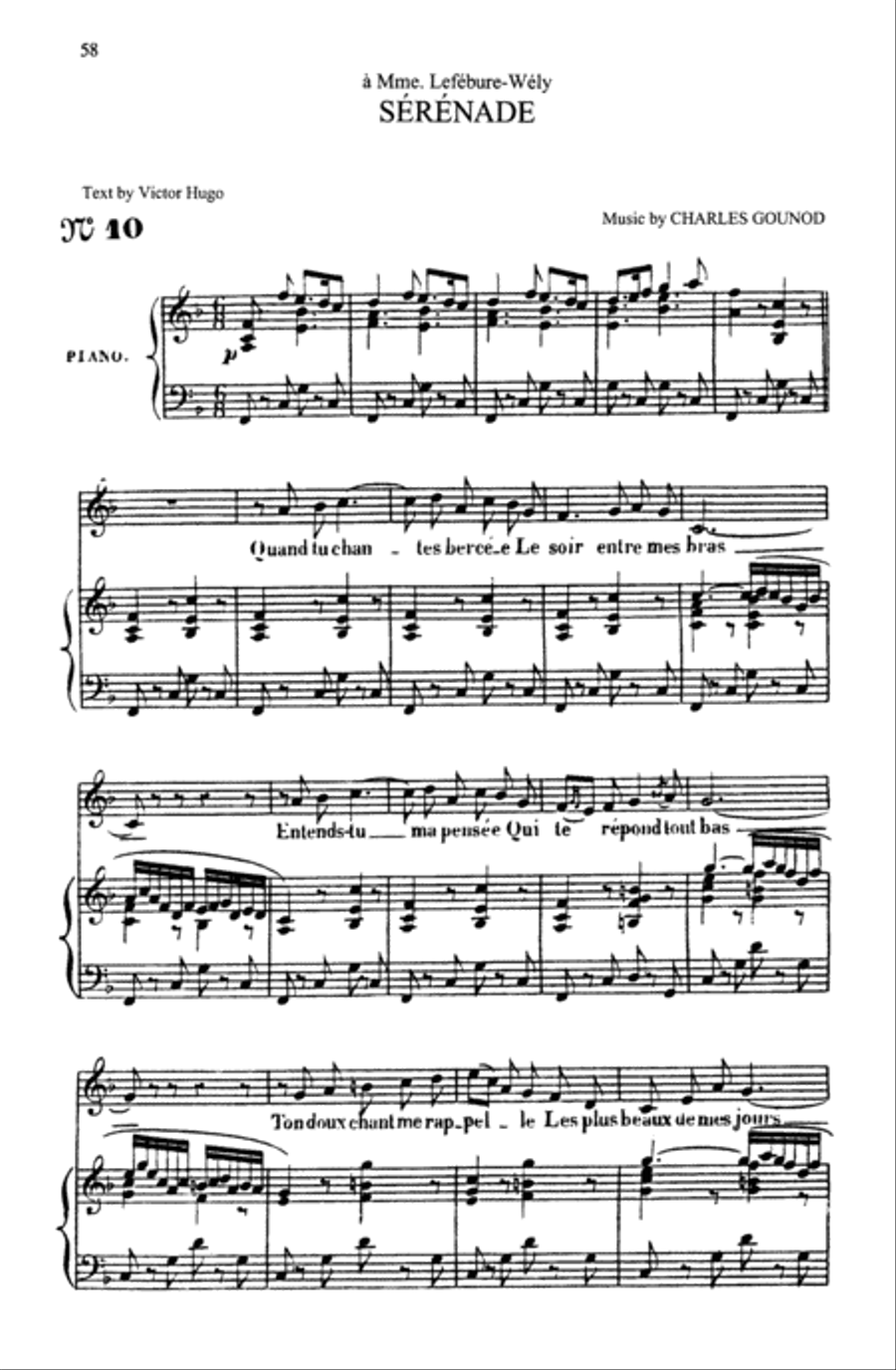Book cover for Gounod: Songs, Volume I, High Voice (French)