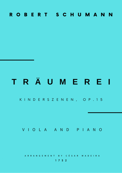 Traumerei by Schumann - Viola and Piano (Full Score) image number null