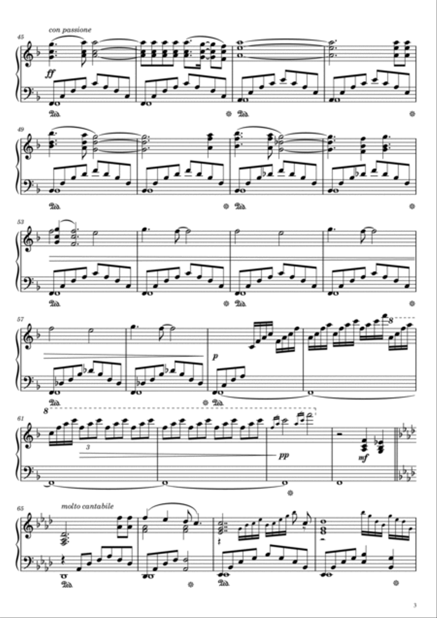 Red Swan Piano Solo scores gallery preview page 3