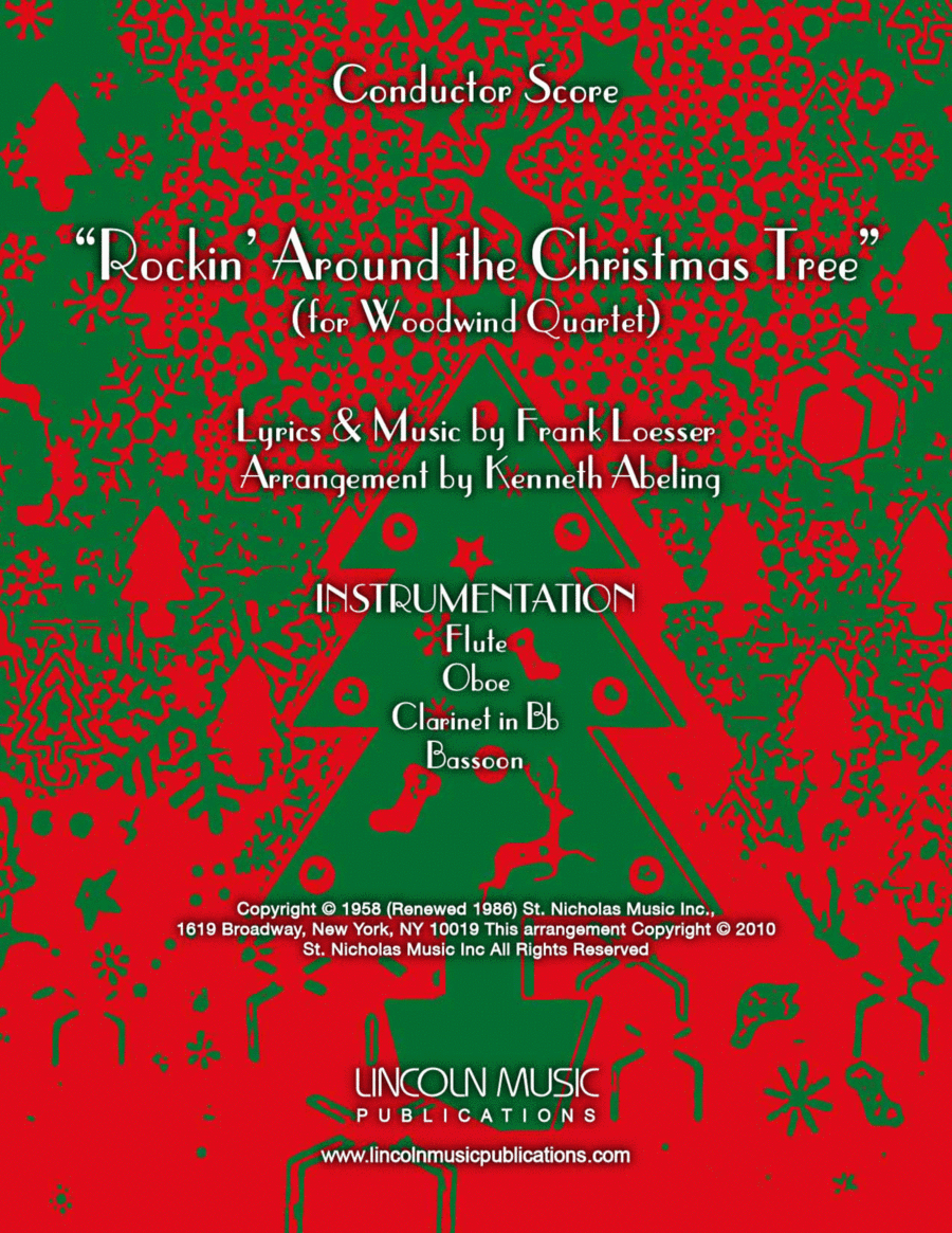 Rockin' Around The Christmas Tree Woodwind Quartet scores gallery preview page 1