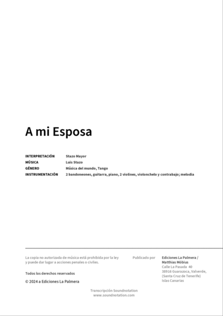 A mi Esposa Cello scores gallery preview page 2