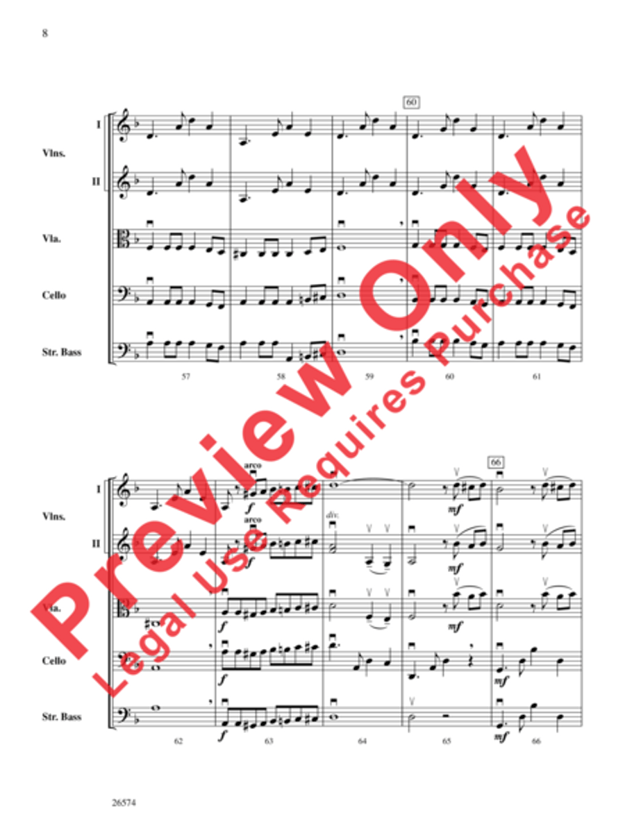 Tango d'Amour String Orchestra scores gallery preview page 9