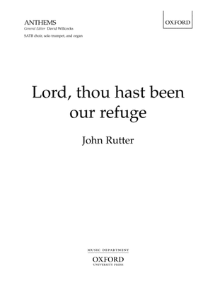 Book cover for Lord, thou hast been our refuge