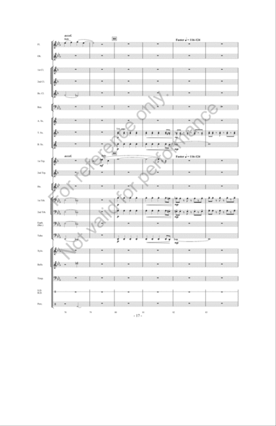 The Great Land Run The Great Land Run Concert Band scores gallery preview page 16