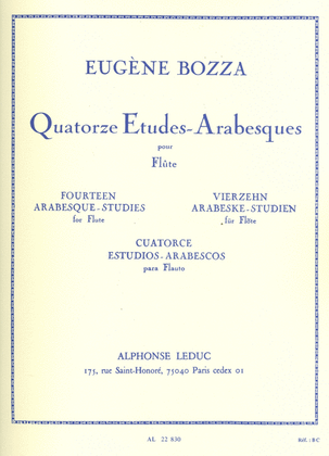 Fourteen Arabesque Studies For Flute