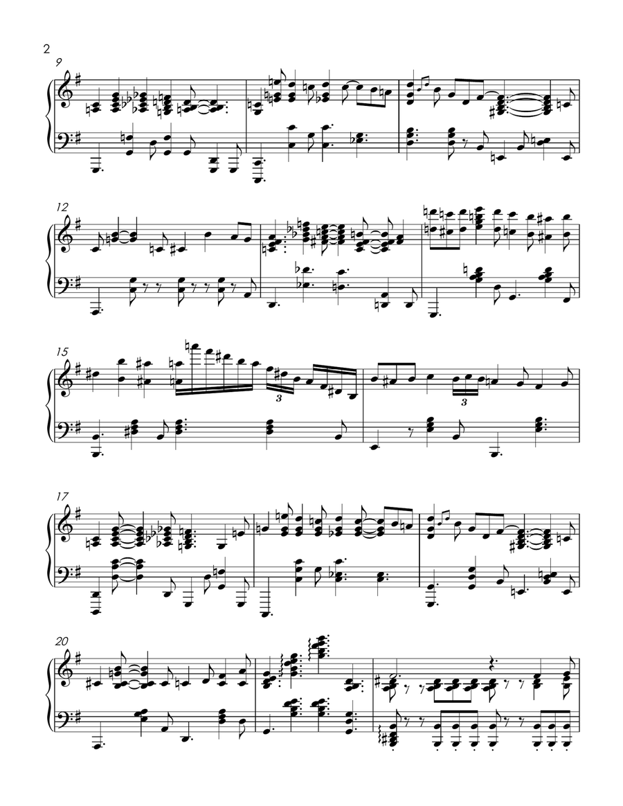 Twilight Time Piano Solo scores gallery preview page 3