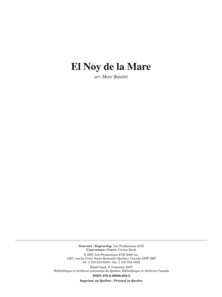 Book cover for Musique facile pour 4 guitares - Catalogne (El Noy de la Mare)