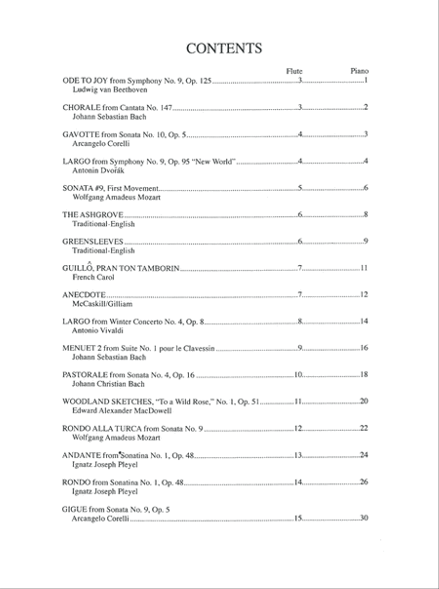 Solo Pieces for the Beginning Flutist Flute Solo scores gallery preview page 3