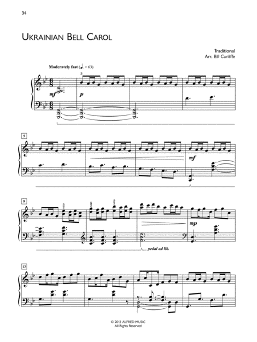 Jazz Performer -- Uniquely Christmas Piano Solo scores gallery preview page 5