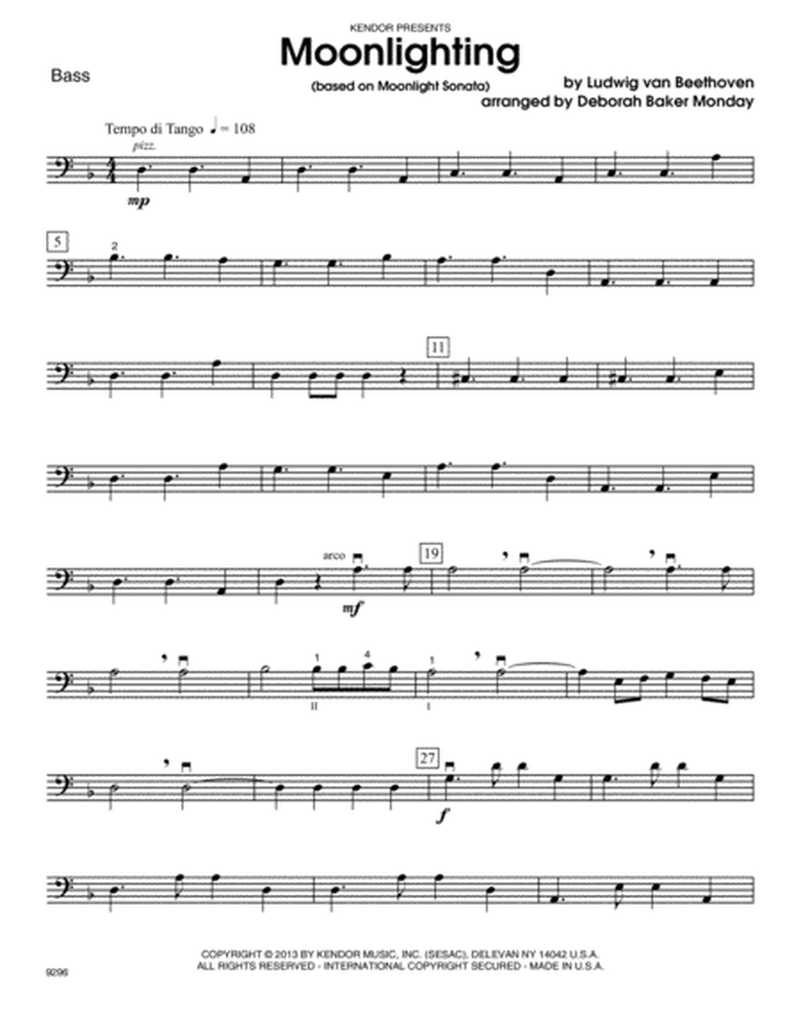 Moonlighting (based on Moonlight Sonata) - Bass