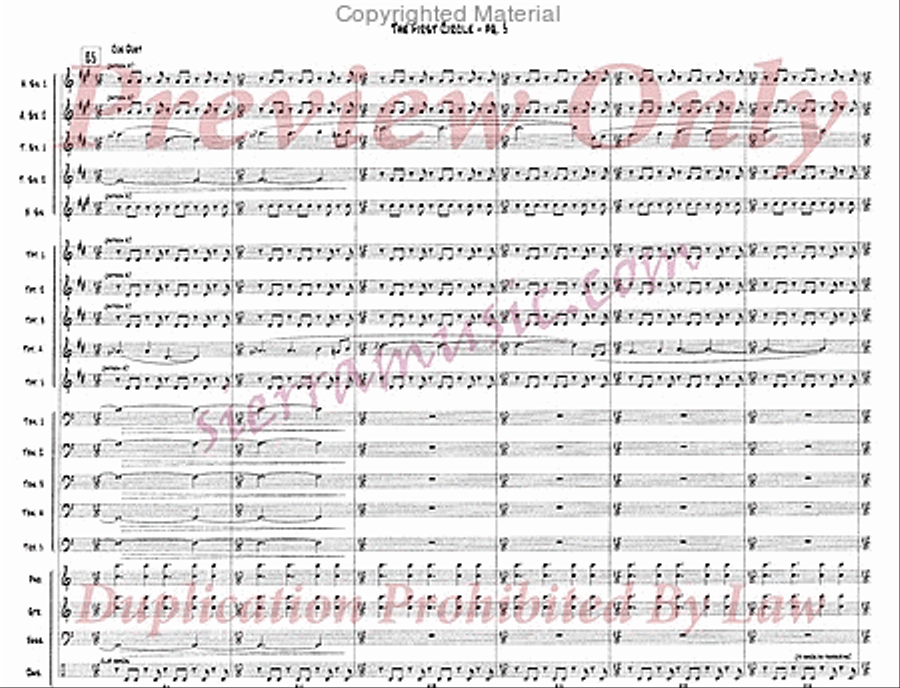 The First Circle Big Band scores gallery preview page 6