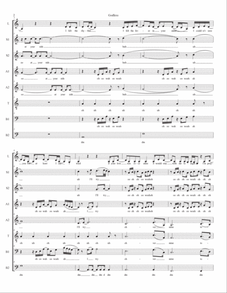 Godless Divisi scores gallery preview page 2