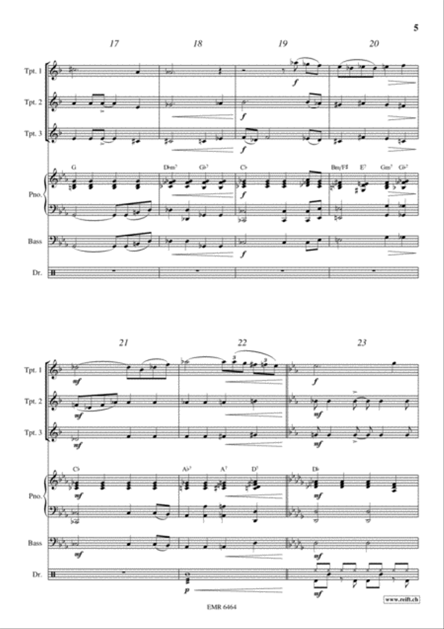 Bess, You Is My Woman Now Trumpet Trio scores gallery preview page 5