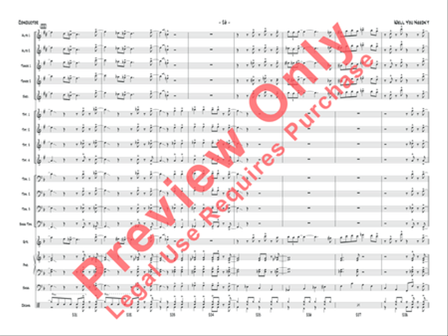 Well You Needn't Jazz Ensemble scores gallery preview page 27