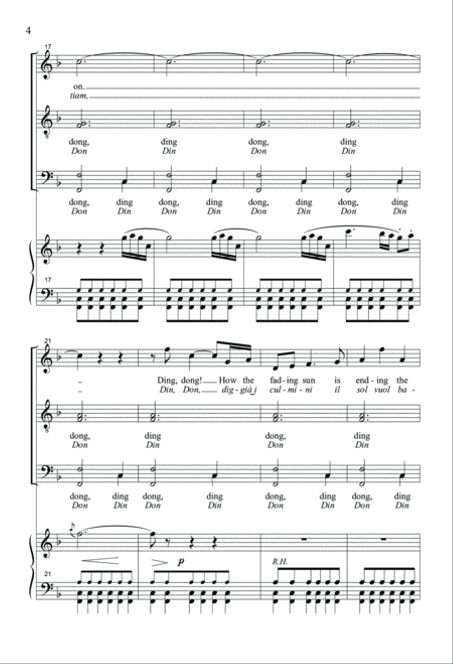 The Bell Chorus 4-Part scores gallery preview page 4