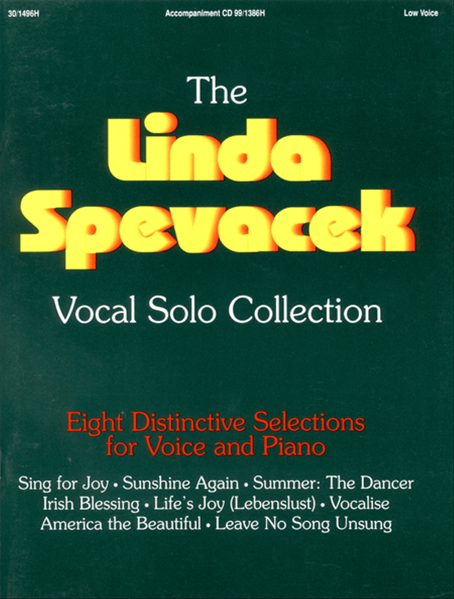 Linda Spevacek Vocal Solo Collection - Low Voice Low Voice scores gallery preview page 1