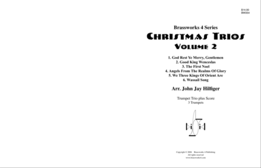 Christmas Trios, Vol. 2 Christmas Trios, Vol. 2 Trumpet Trio scores gallery preview page 1