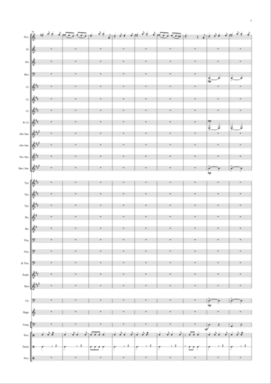 Luke's suite by Jannes Jacobs Concert Band scores gallery preview page 3
