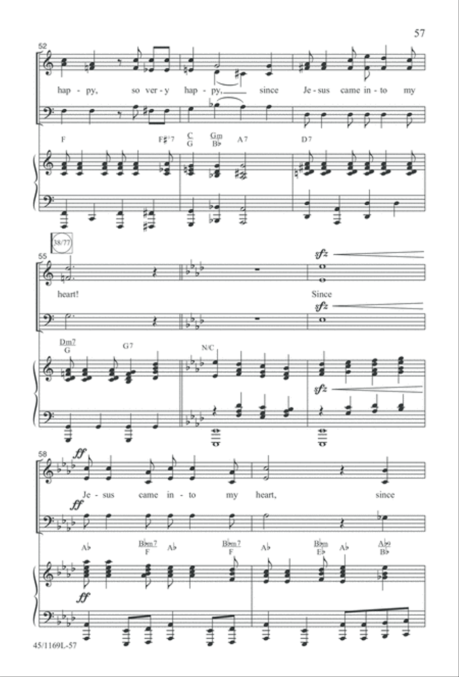 Simply Southern Gospel 3-Part scores gallery preview page 57