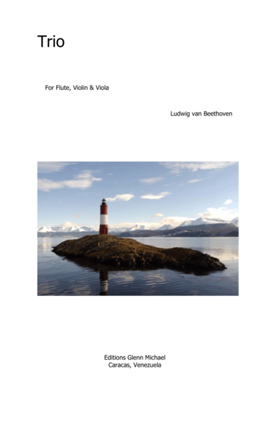 Beethoven Trio for flute, violin and viola Small Ensemble scores gallery preview page 1