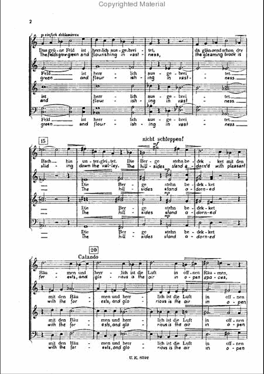 Die Jahreszeiten Op. 35 Die Jahreszeiten Op. 35 4-Part scores gallery preview page 3
