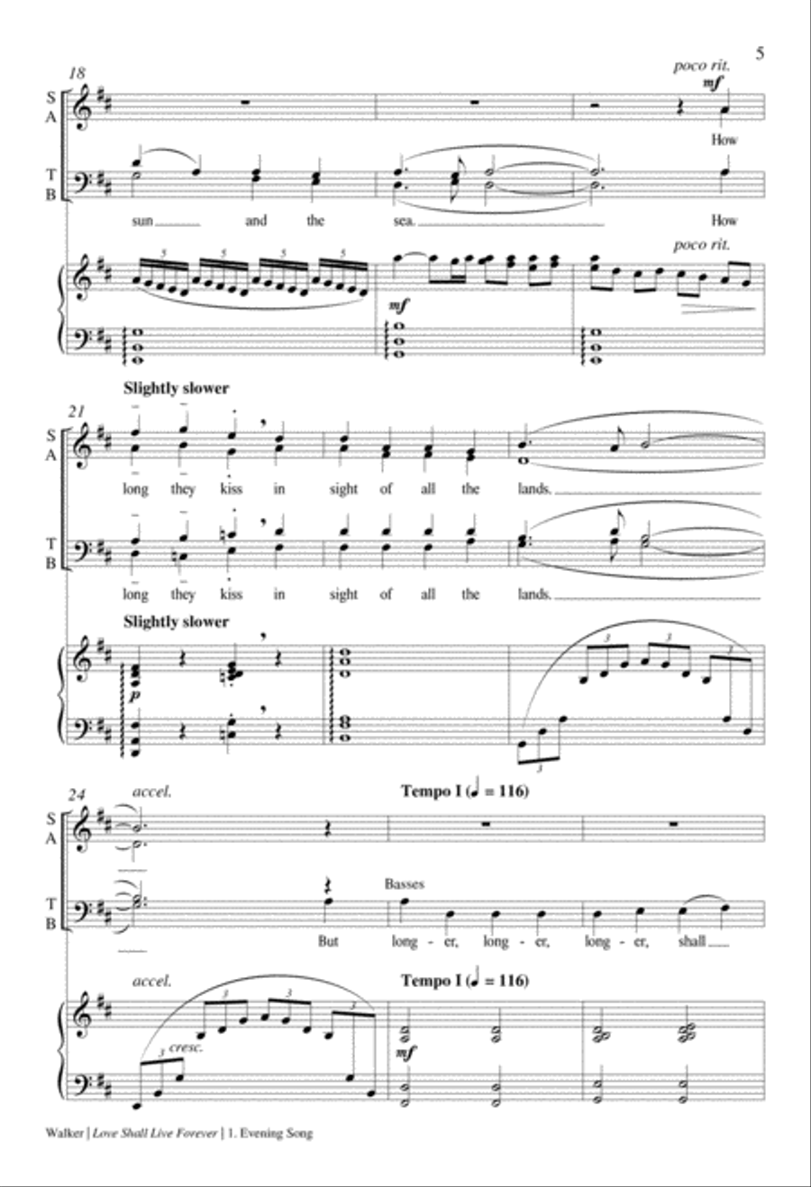 Love Shall Live Forever Divisi scores gallery preview page 5